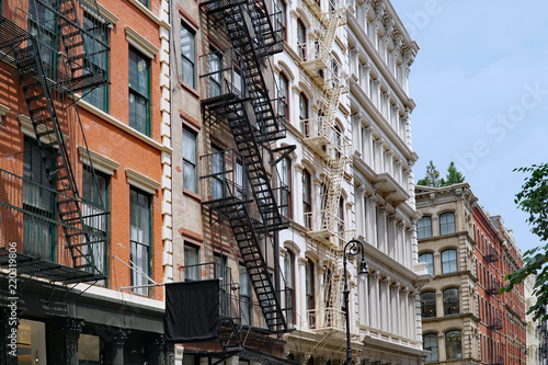 Wall Mural Manhattan, Cast Iron buildings in the SoHo district