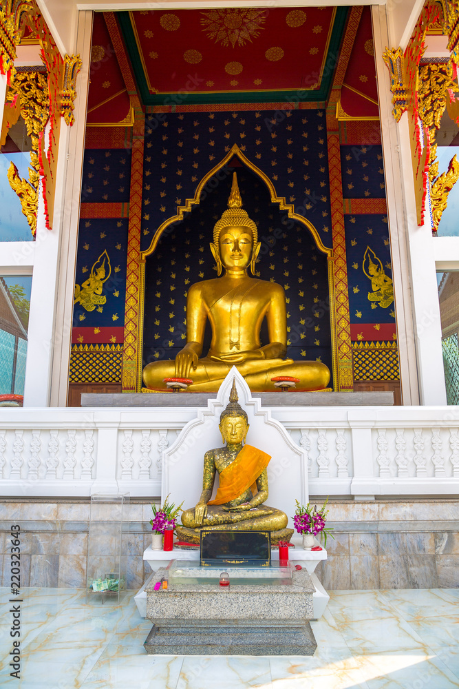 Buddha statue in Wat Saket Buddha statue in Wat Saket