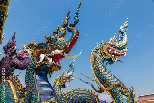 Papier peint Wat Rong Sua Ten in Chiang Rai