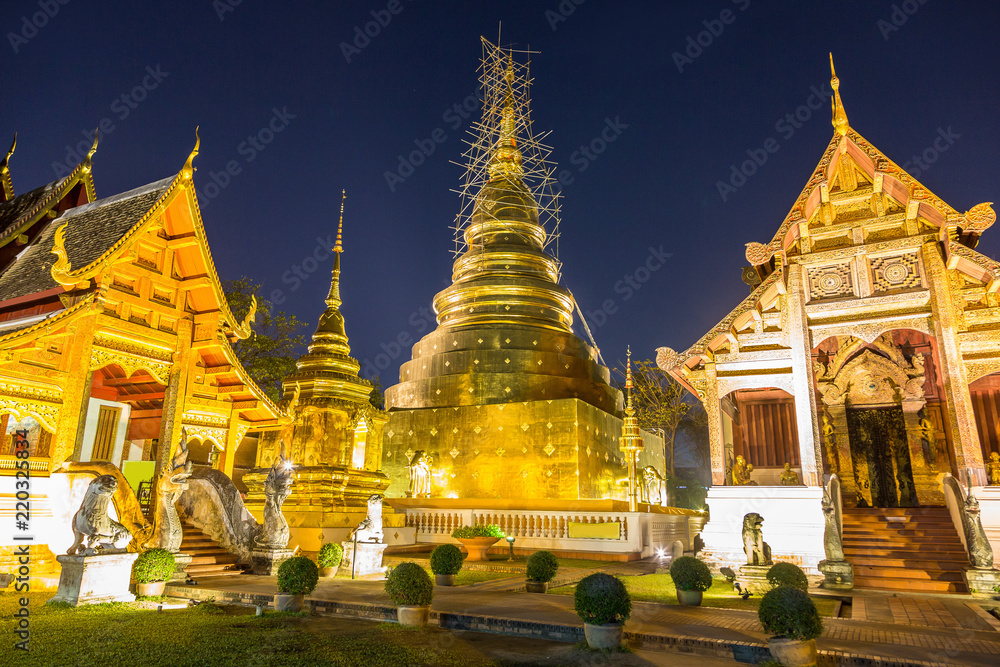 Wat Phra Singh temple in Chiang Mai