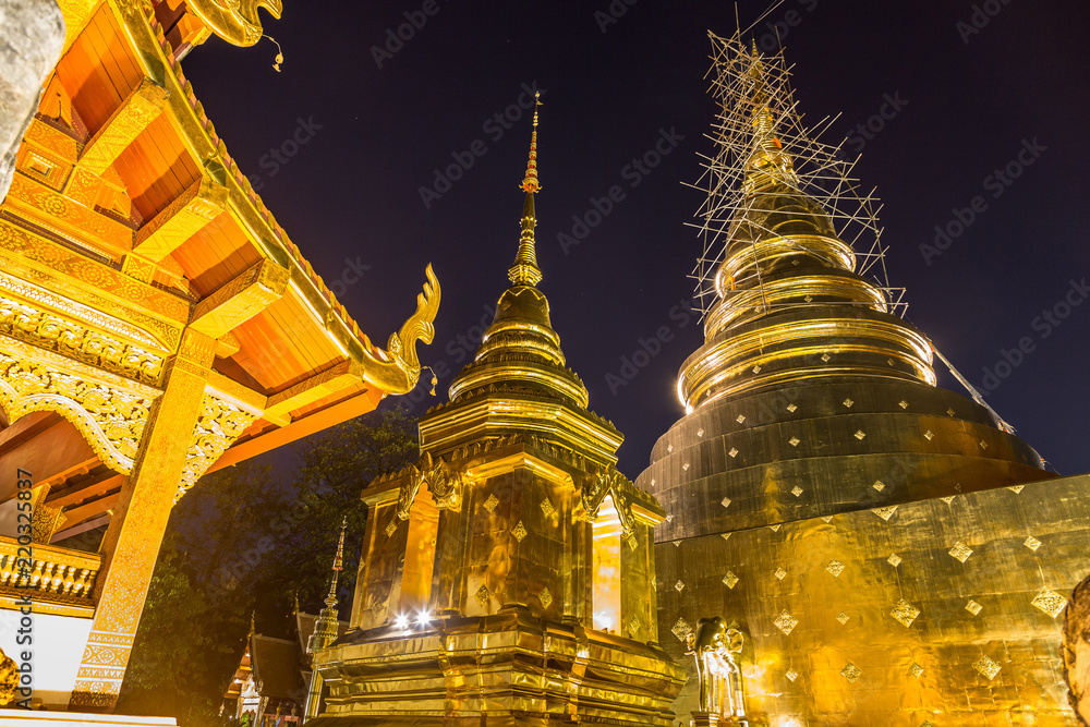 Wat Phra Singh temple in Chiang Mai