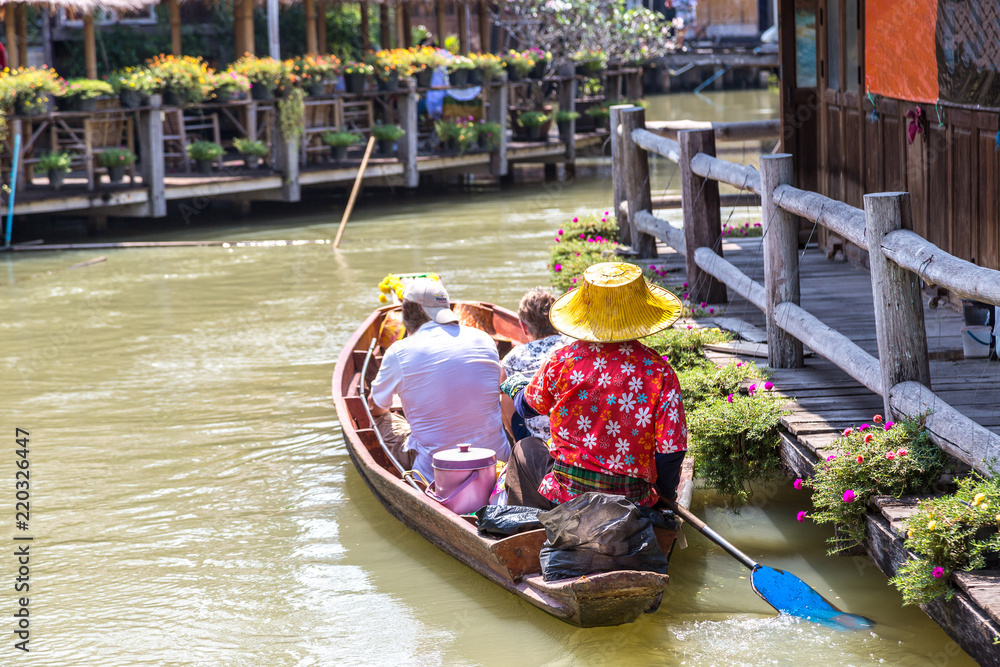 Obraz premium Floating Market in Pattaya