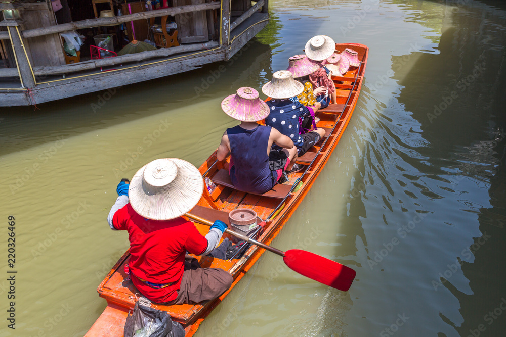 Obraz premium Floating Market in Pattaya