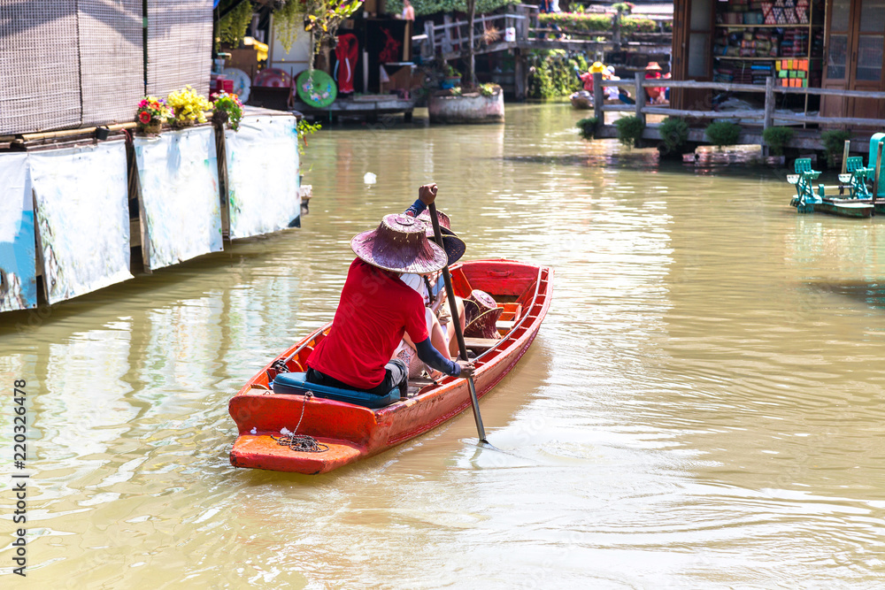 Obraz premium Floating Market in Pattaya