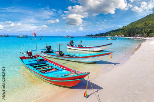 Fisherman boat on Phangan Island