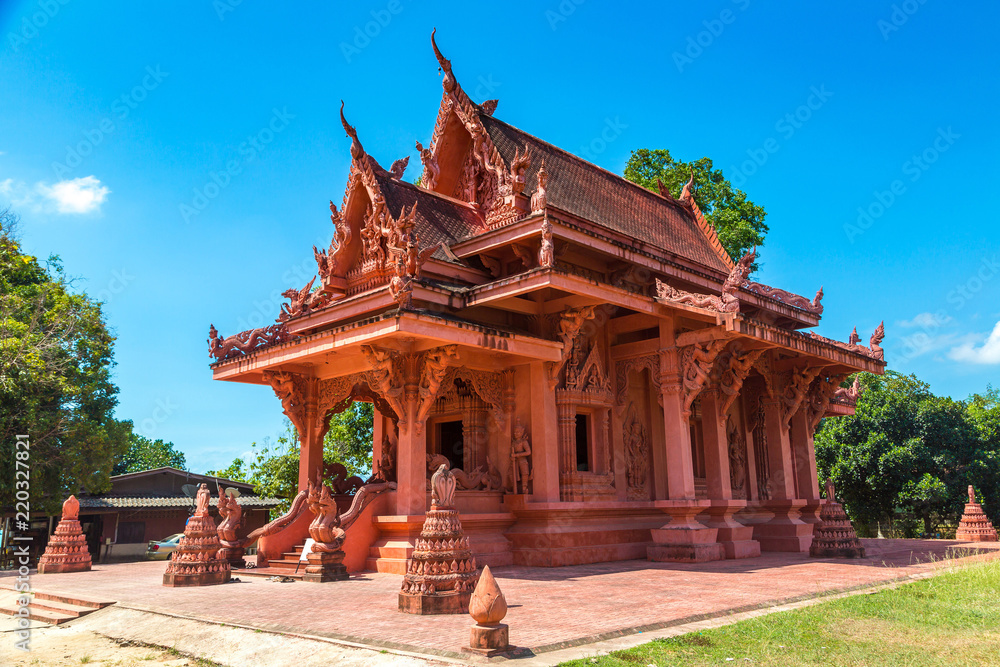Fototapeta premium Red Temple on Samui