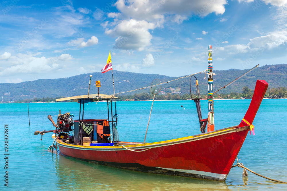 Fototapeta premium Fishing Boat on Samui