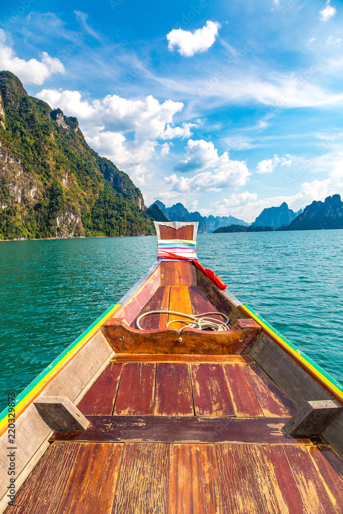 Fototapeta premium Cheow Lan lake in Thailand