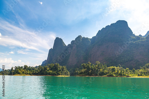 Cheow Lan lake in Thailand