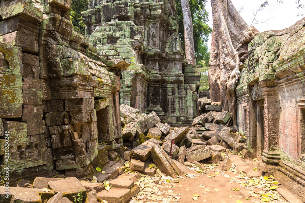Ta Prohm temple in Angkor Wat Ta Prohm temple in Angkor Wat