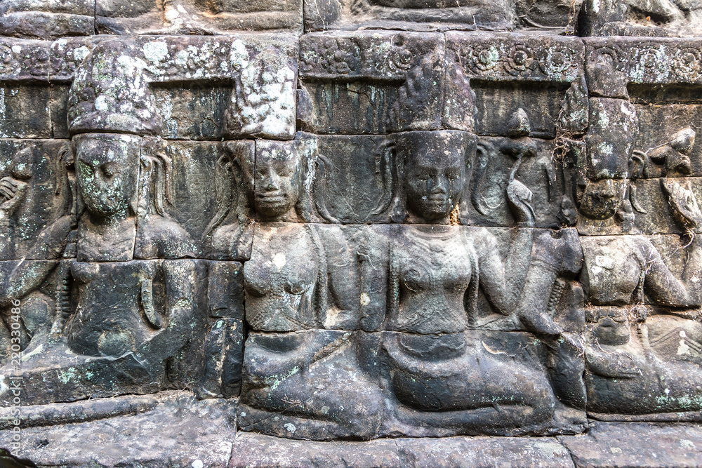 Terrace of Elephants in Angkor Wat Terrace of Elephants in Angkor Wat