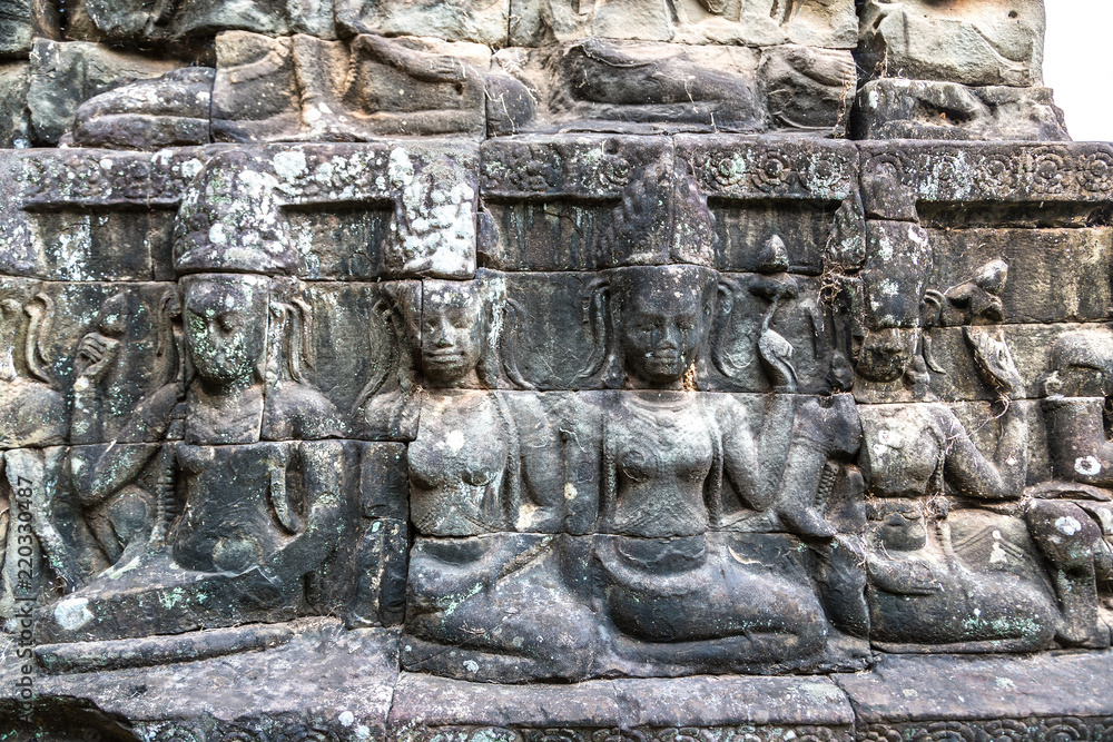 Terrace of Elephants in Angkor Wat Terrace of Elephants in Angkor Wat