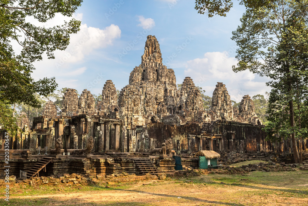 Bayon temple in Angkor Wat