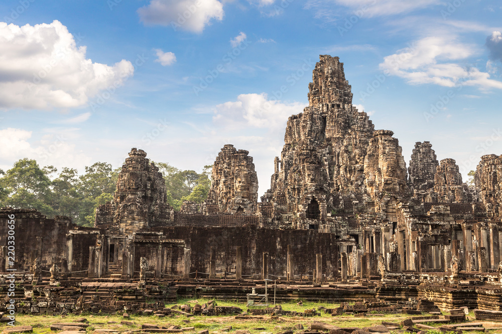 Bayon temple in Angkor Wat