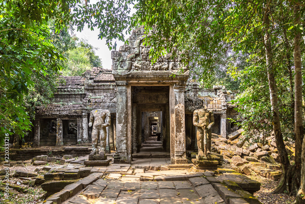 Preah Khan temple in Angkor Wat Preah Khan temple in Angkor Wat