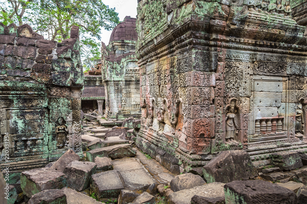 Preah Khan temple in Angkor Wat Preah Khan temple in Angkor Wat