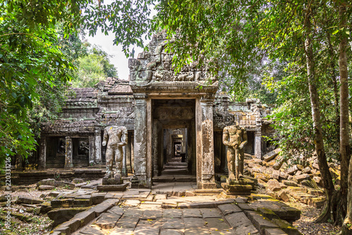 Preah Khan temple in Angkor Wat