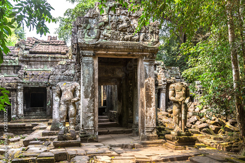 Fototapeta Naklejka Na Ścianę i Meble -  Preah Khan temple in Angkor Wat