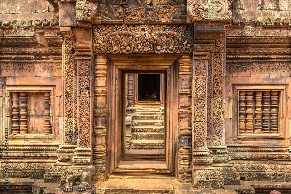 Banteay Srei temple in Angkor Wat Banteay Srei temple in Angkor Wat
