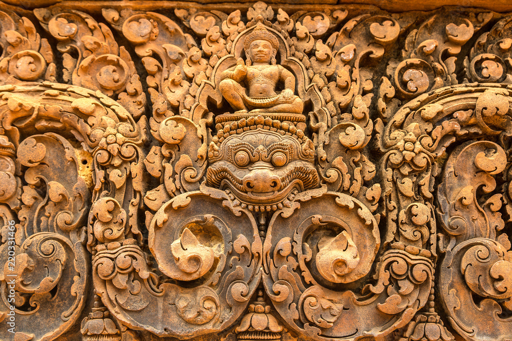 Banteay Srei temple in Angkor Wat Banteay Srei temple in Angkor Wat