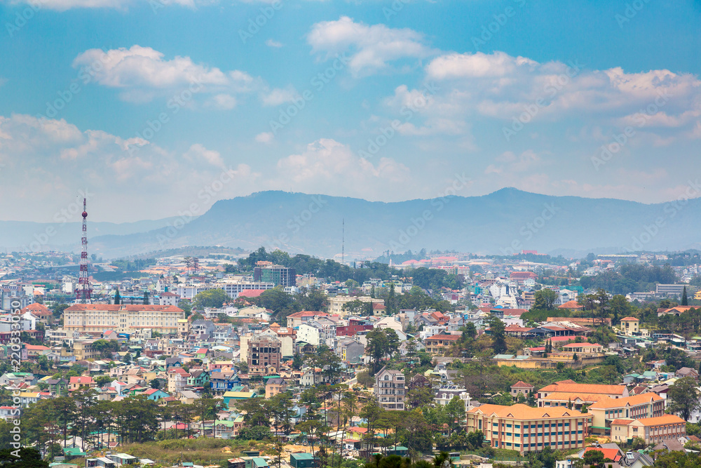 Panoramic view of Dalat, Vietnam