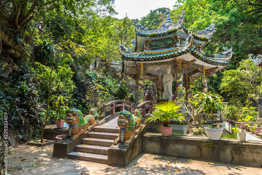 Fototapeta premium Buddhist temple in Danang, Vietnam