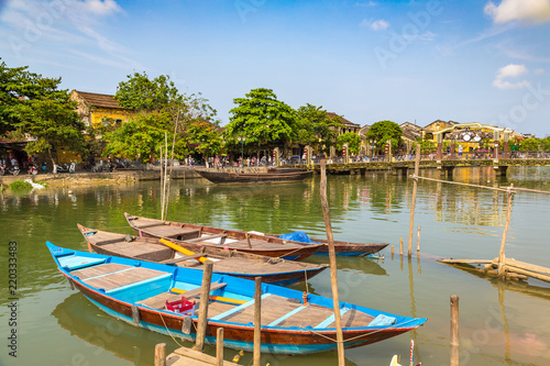 Traditional boats in Hoi An, Vietnam © Sergii Figurnyi
