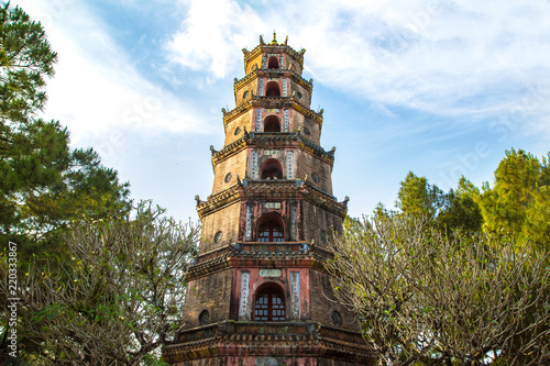 Foto Thien Mu Pagoda in Hue, Vietnam