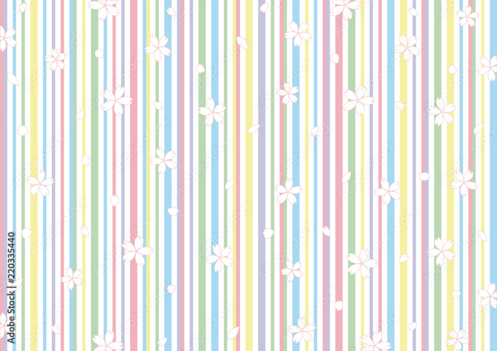 さくら パステルカラーストライプ背景 Stock ベクター Adobe Stock さくら パステルカラーストライプ背景 Stock ベクター Adobe Stock