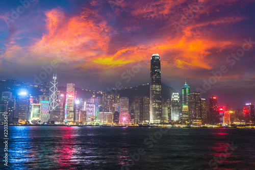 Victoria Harbour in Hong Kong