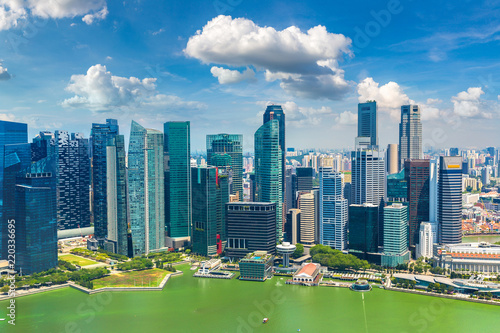 Panoramic view of Singapore