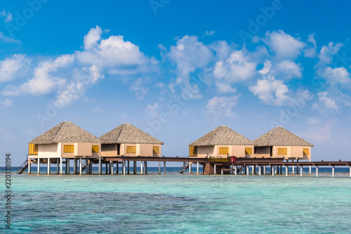 Water Villas  Bungalows  in the Maldives