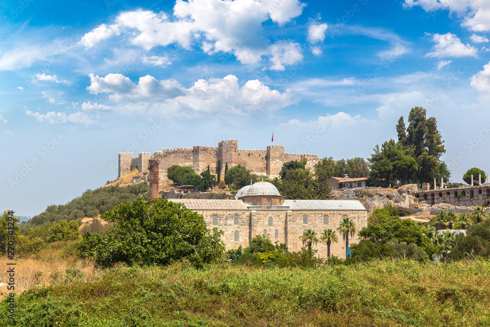 Ayasoluk castle in Selcuk, Turkey