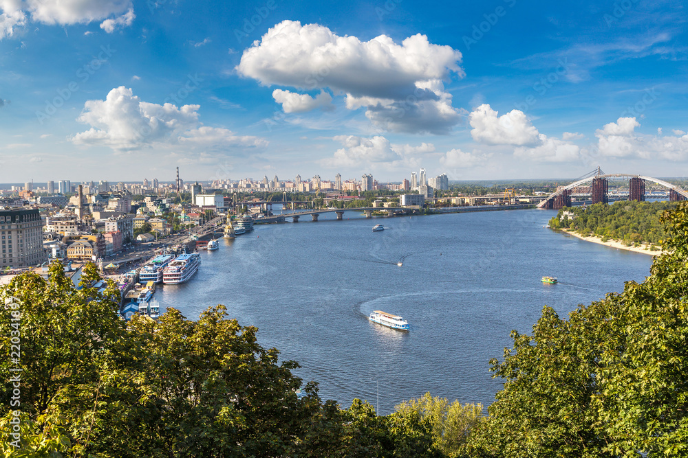 Panoramic view of Kiev