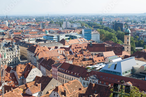 Graz panorama from above