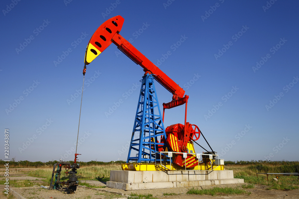 The oil pump, industrial equipment The oil pump, industrial equipment