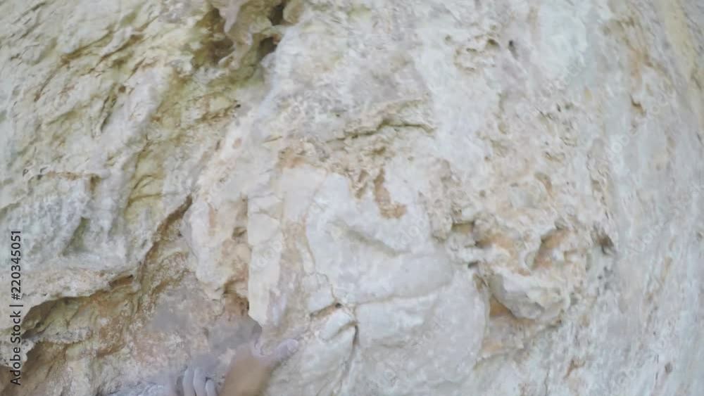 Climbing at Nyamuk Wall in Batu Caves, Malaysia