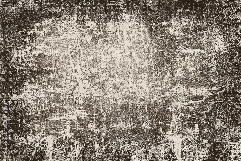 Obraz premium Grunge background is light brown. Old surface texture