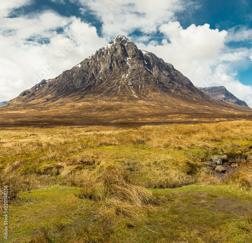 Buachaille Etive Mor mountain in the Highlands of Scotland