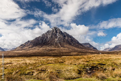Buachaille Etive Mor mountain in the Highlands of Scotland