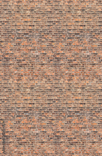 many old bricks wall seamless background