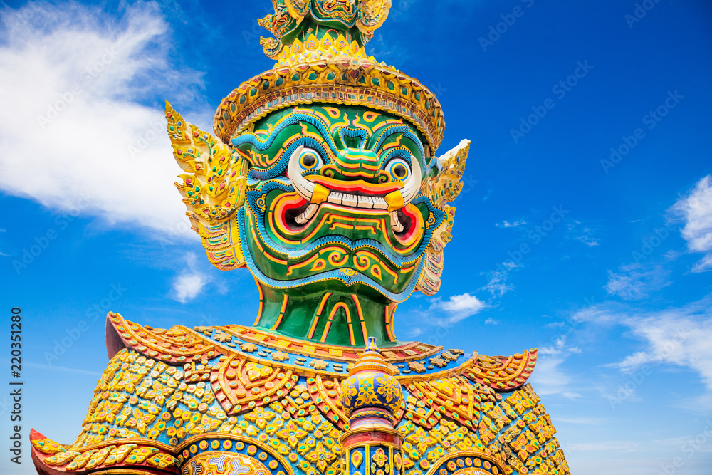 Fototapeta premium Demon Guardian Wat Phra Kaew