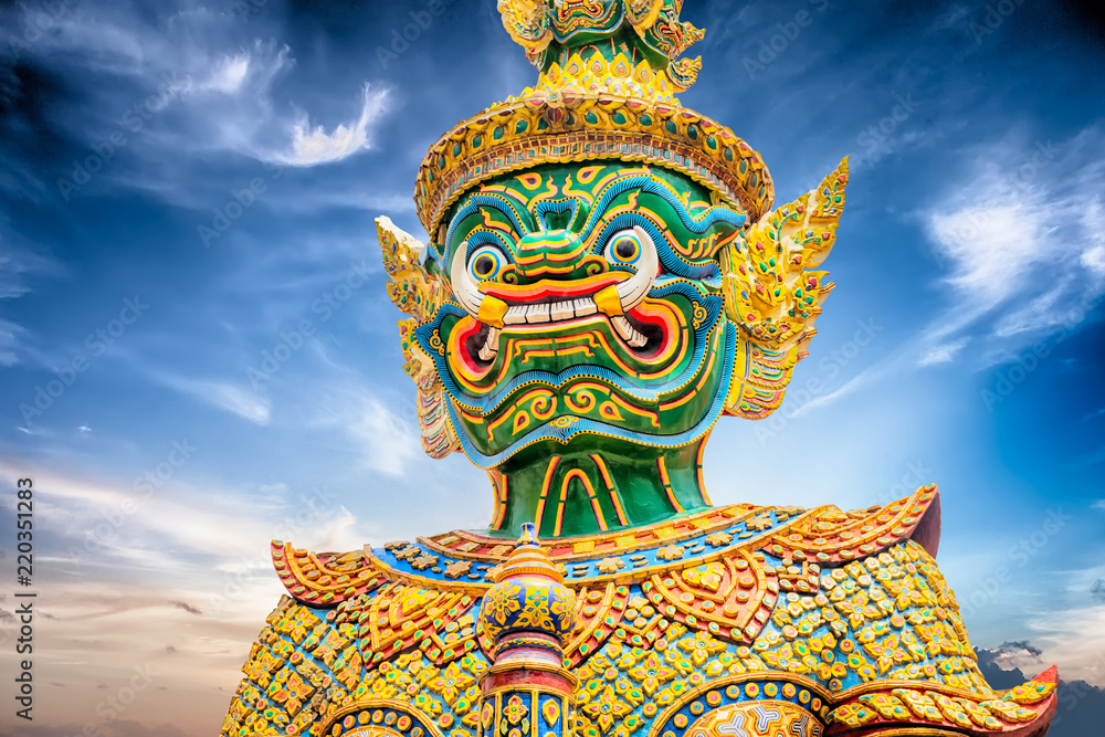 Fototapeta premium Demon Guardian Wat Phra Kaew