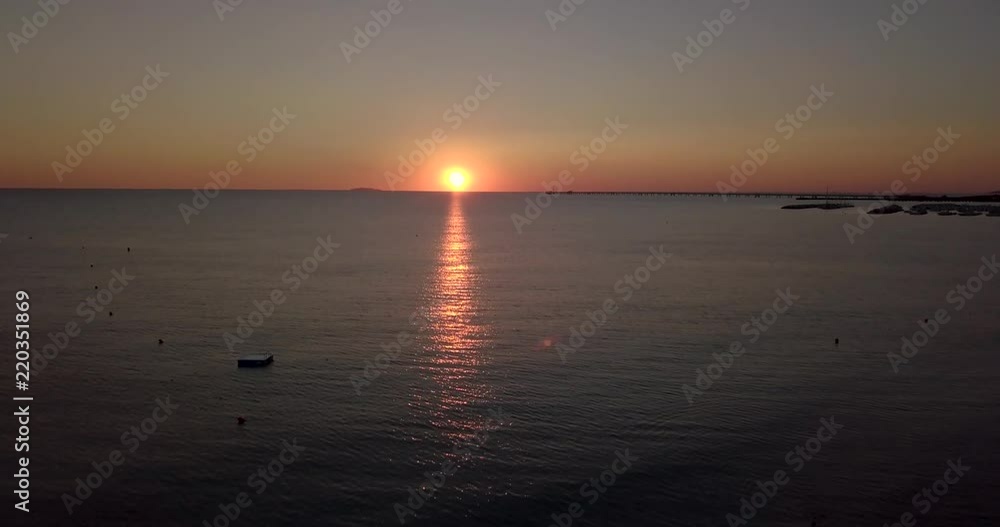 Amazing Sea Sunset in Vada, Italy Amazing Sea Sunset in Vada, Italy