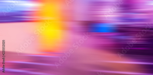 abstract blurred background of bright colored stripes and blots. Web banner.
