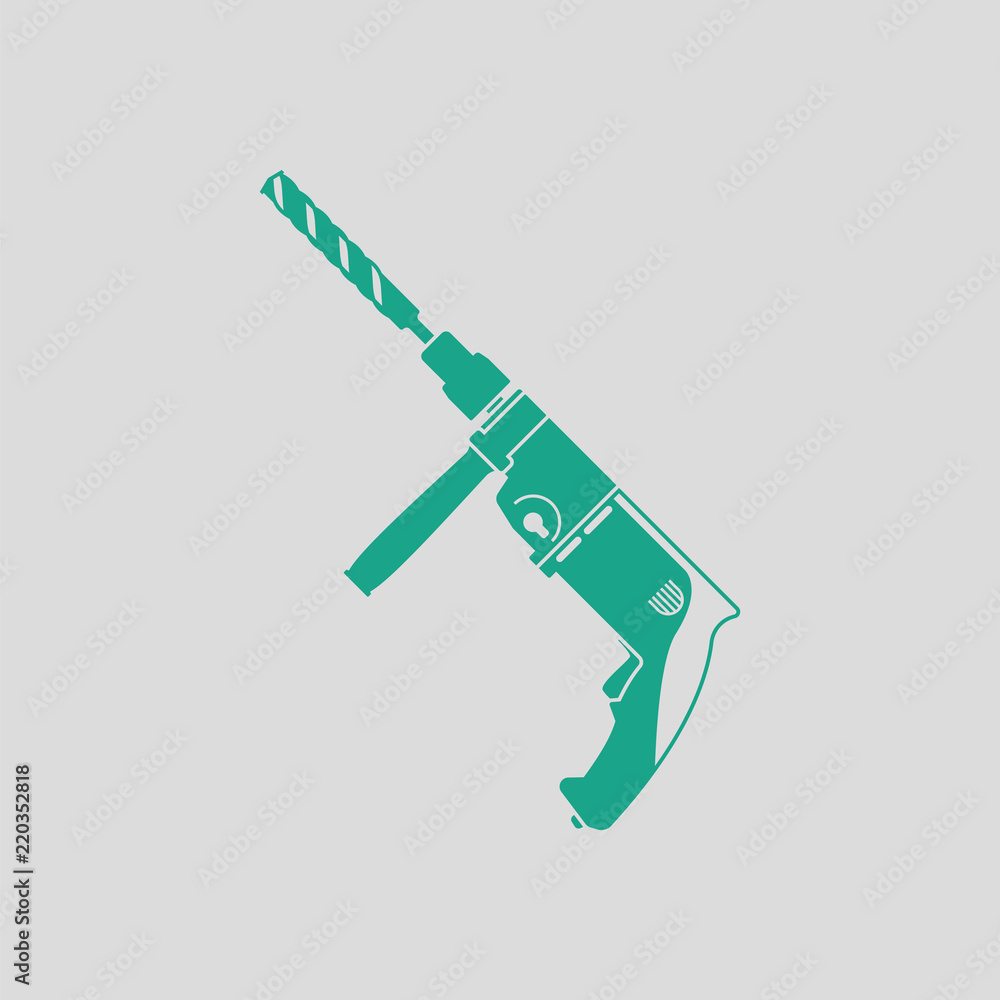 Obraz premium Electric perforator icon
