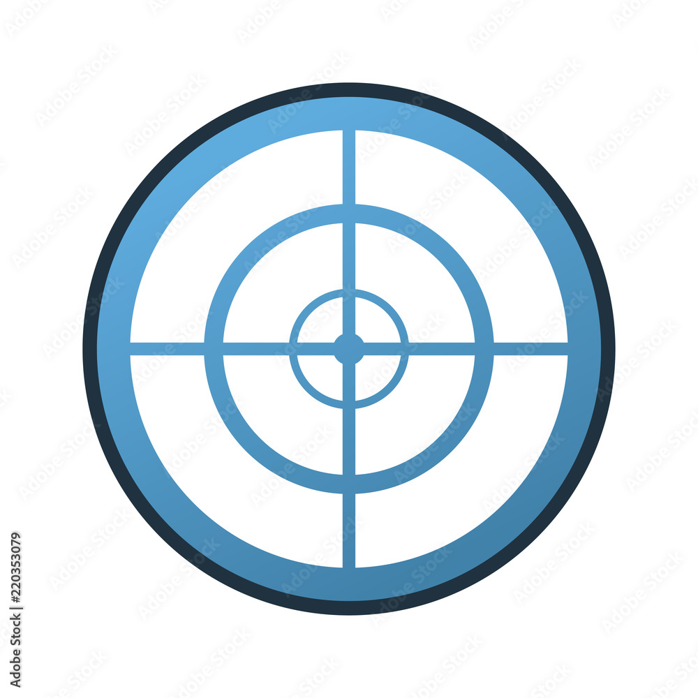 Shooter game LineColor illustration Shooter game LineColor illustration