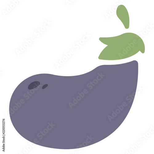 Eggplant Flat Icon