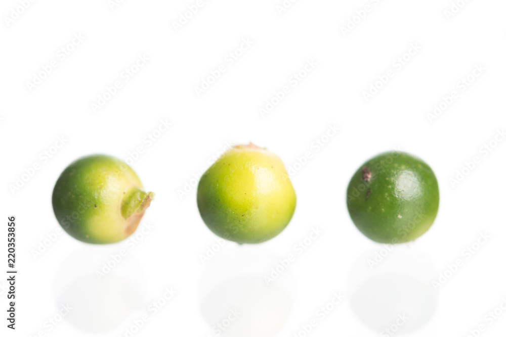 Fresh black pepper on white background Fresh black pepper on white background