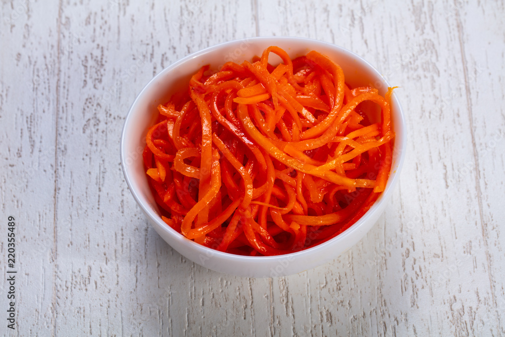 Appetizing korean carrot Appetizing korean carrot